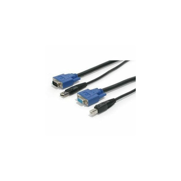 15 ft 2-in-1 Universal USB KVM Cable