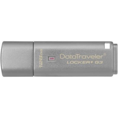 Kingston DataTraveler Locker+ G3 128GB USB 3.0 Type A Flash Drive -DTLPG3/128GB