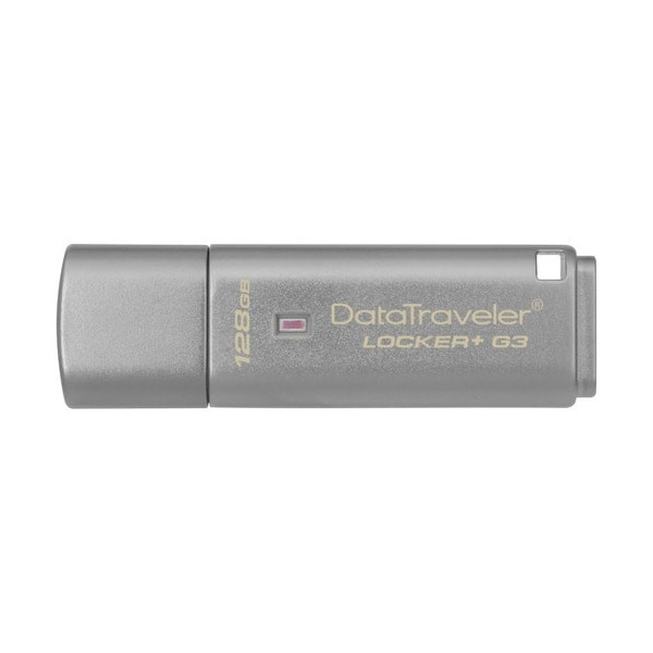 Kingston DataTraveler Locker+ G3 128GB USB 3.0 Type A Flash Drive