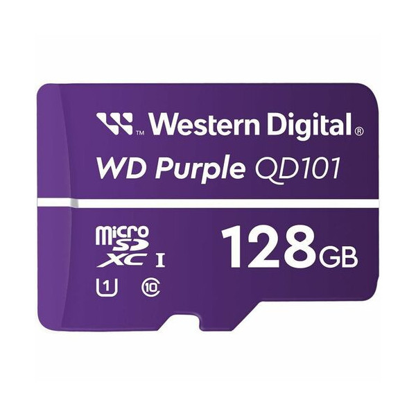 WD Purple 128 GB Class 10/UHS-I (U1) microSDXC