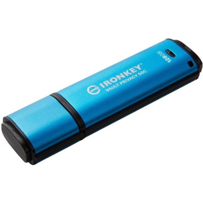 Kingston Vault Privacy 50 Series 128GB USB 3.2 (Gen 1) Type C Flash Drive -IKVP50C/128GB
