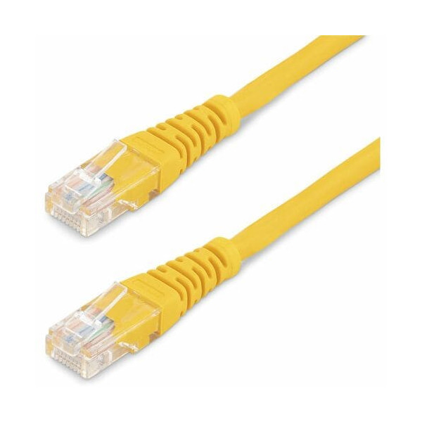 1 ft Yellow Molded Cat5e UTP Patch Cable