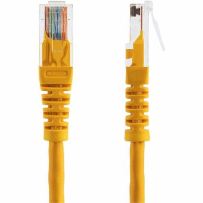 1 ft Yellow Molded Cat5e UTP Patch Cable -M45PATCH1YL