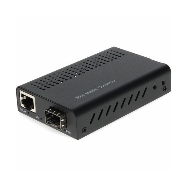 10/100/1000Base-TX(RJ-45) to Open SFP Port Mini Media Converter