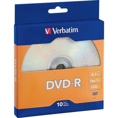 Verbatim DVD-R 4.7GB 16X with Branded Surface -97957