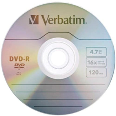 Verbatim DVD-R 4.7GB 16X with Branded Surface -97957