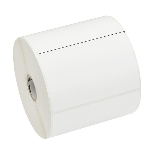 Zebra Label Paper 4 x 2.5in Direct Thermal Zebra Z-Select 4000D 1 in core
