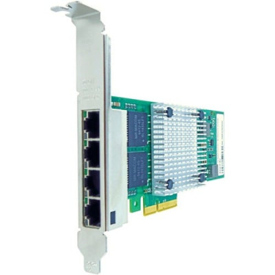 Axiom 10/100/1000Mbs Quad Port RJ45 PCIe x4 NIC Card for Dell -540-BBGX-AX