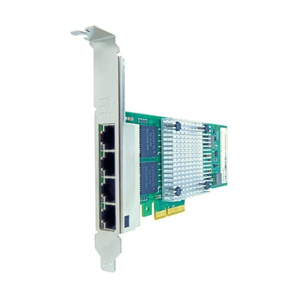 Axiom 10/100/1000Mbs Quad Port RJ45 PCIe x4 NIC Card for Dell