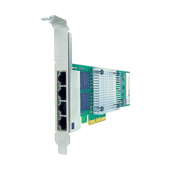 Axiom 10/100/1000Mbs Quad Port RJ45 PCIe x4 NIC Card for Intel