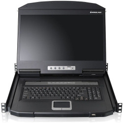 IOGEAR 18.5" Widescreen Short Depth LCD Console -GCL1900W