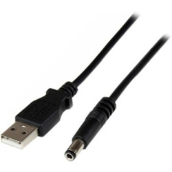 1m USB to Barrel Cbl