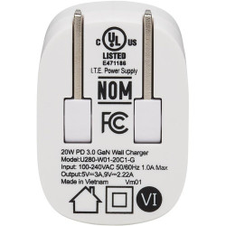 Eaton Compact 1-Port USB-C Wall Charger -U280-W01-20C1-G
