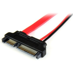 6IN SLIMLINE SATA TO SATA F-M