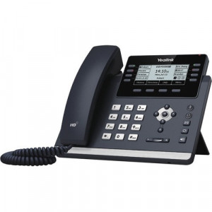 Yealink T43U IP Phone  Corded  Wall Mountable - SIP-T43U