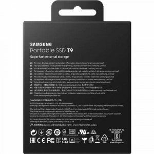 Samsung T9 4 TB Portable Rugged Solid State Drive -MU-PG4T0B/AM