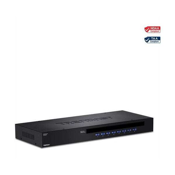 TRENDnet 8-Port USB/PS2 Rack Mount KVM Switch,