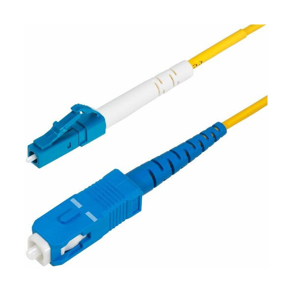3m (9.8ft) LC to SC (UPC) OS2 Single Mode Simplex Fiber Optic Cable