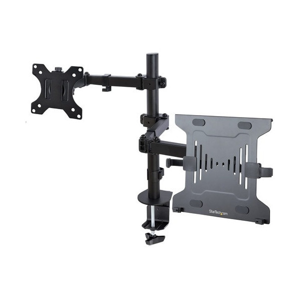 Monitor Arm with VESA Laptop Tray