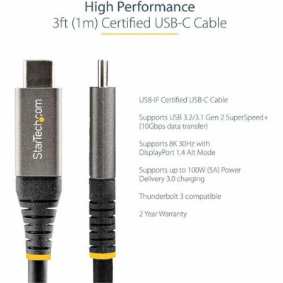 3.3FT USB C CABL 10GBPS