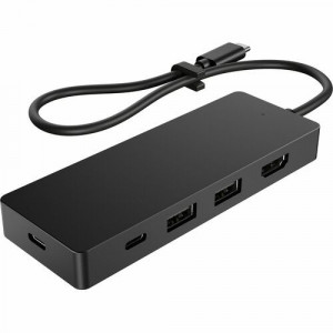 HP USB-C Travel Hub G3 (86S97AA) - for Notebook/Monitor - Charging Capability - 90 W - Rugged - USB Type C