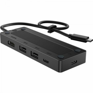 HP USB-C Travel Hub G3 (86S97AA) - for Notebook/Monitor - Charging Capability - 90 W - Rugged - USB Type C