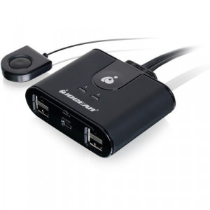 IOGEAR 2x4 USB 2.0 Peripheral Sharing Switch - USB - External - 4 USB Port(s) - 4 USB 2.0 Port(s)