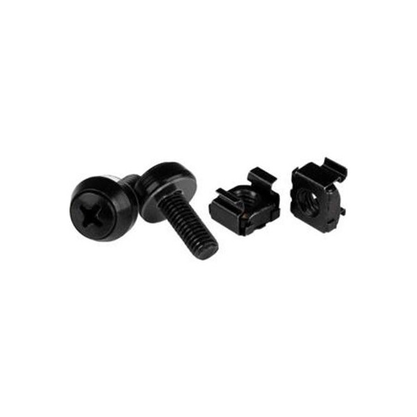 50 Pkg M6 Screws and Cage Nuts