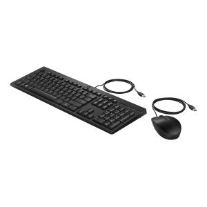 HP Inc. COMBO USB FRENCH 225 WIRED KEYBOARD MOUSE BLACK PC - 286J4AA#ABC