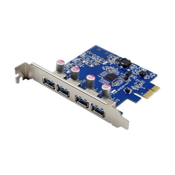 VisionTek Four Port USB 3.0 x1 PCIe Internal Card for PCs and Servers - PCI Express