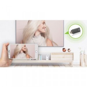 IOGEAR Mini Wireless 4K Screen Sharing - 1.10" (27.94 mm) Width x 0.35" (8.89 mm)