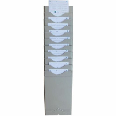 Pyramid 400-10 10 Pocket Time Card Rack -400-10