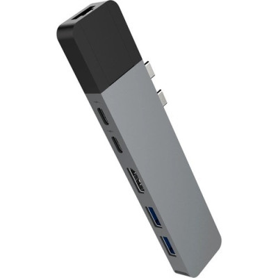 Hyper NET 6-in-2 USB-C Hub - for Notebook/Desktop PC -GN28N-GRY-GL