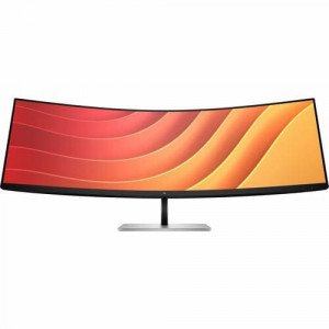 HP E45c G5 45" Class Dual Quad HD (DQHD) Curved Screen LED Monitor - 32:9 - Black, Silver - 44.5" Viewable