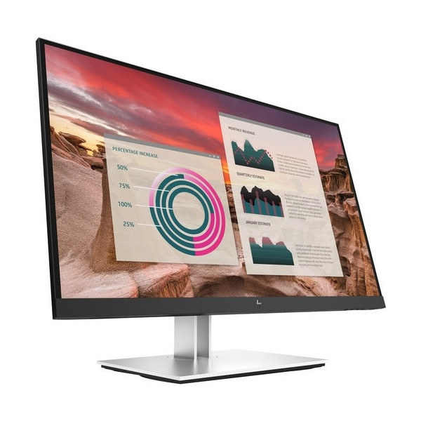 HP E27u G4 27" Class WQHD LCD Monitor - 16:9 - 27" Viewable - In-plane Switching (IPS) Technology - Edge WLED Backlight