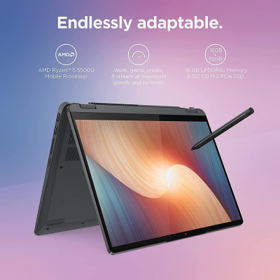 Lenovo FLEX 5 14ALC7 2-IN-1 Ryzen™ 5 5500U 16GB 512GB 14" WUXGA Touch Win 11 Home 82R9000NUS