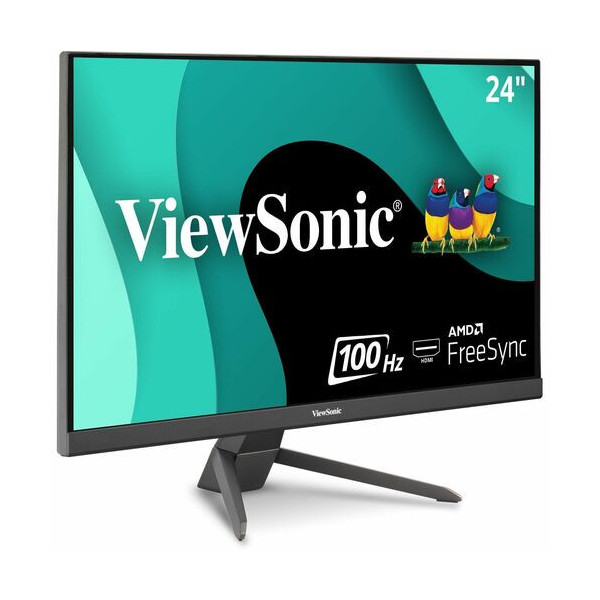 ViewSonic Entertainment VX2467-MHD 24" Class Full HD LED Monitor - 16:9 - Black - 23.8" Viewable