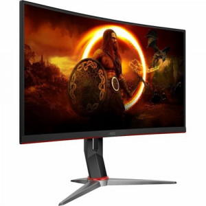 AOC CQ32G2S 32" Class QHD Curved Screen Gaming LED Monitor - 16:9 - 31.5" Viewable - Vertical Alignment (VA)