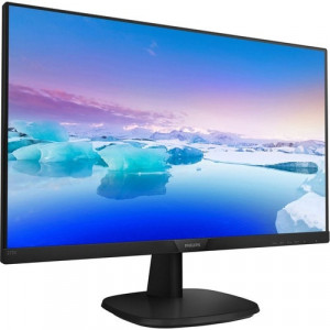Philips V-line 243V7QJAB Full HD LCD Monitor - 16:9 - Textured Black - 23.8" Viewable - In-plane Switching (IPS) Technology