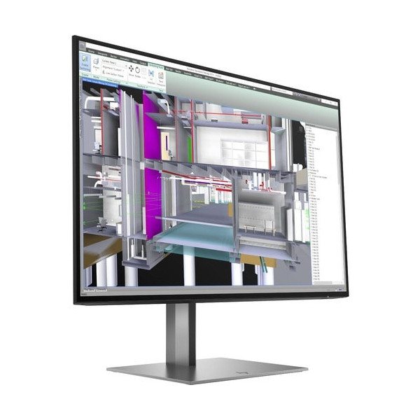 HP Z24u G3 24" Class WUXGA LCD Monitor - 16:10 - Turbo Silver - 24" Viewable - In-plane Switching (IPS) Technology