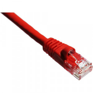 Axiom 2FT CAT6 UTP 550mhz Patch Cable Snagless Molded Boot (Red) - 2 ft Category 6 Network Cable for Network Device -C6MB-R2-AX