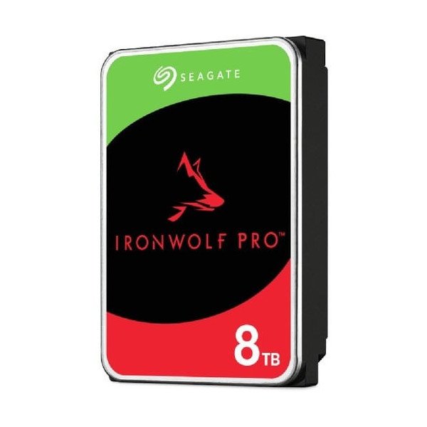 Seagate IronWolf Pro ST8000NT001 8 TB Hard Drive - 3.5" Internal - SATA (SATA/600) - Conventional Magnetic Recording