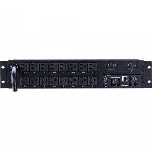 CyberPower PDU41003 16-Outlets PDU - Monitored - NEMA L5-30P - 16 x NEMA 5-20R - 120 V AC - Network (RJ-45) - 2U -