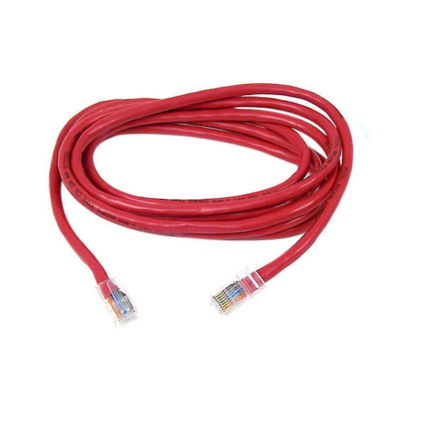 Belkin UTP Cat5e Cable - RJ-45 Male - RJ-45 Male - 4.57m - Red