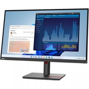 Lenovo ThinkVision T27p-30 27" Class Webcam 4K UHD LCD Monitor - 16:9 - Black - 27" Viewable - In-plane Switching