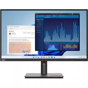 Lenovo ThinkVision T27p-30 27" Class Webcam 4K UHD LCD Monitor - 16:9 - Black - 27" Viewable - In-plane Switching