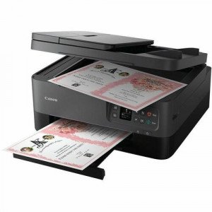 Canon PIXMA TR7020 Wireless Inkjet Multifunction Printer - Color - Black - Copier/Printer/Scanner - 4800 x 1200 dpi