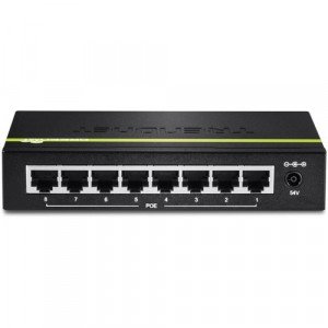 TRENDnet 8-Port Gigabit PoE+ Switch, 8 x Gigabit PoE+ Ports, 123W PoE Power Budget - TPE-TG80G