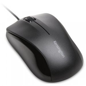 Kensington Wired Mouse for Life - Optical - Cable - USB - Scroll Wheel - 3 Button(s) - Symmetrical