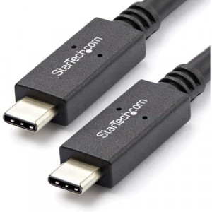 StarTech.com 1m 3 ft USB C Cable with Power Delivery (5A) - M/M - USB 3.1 (10Gbps)